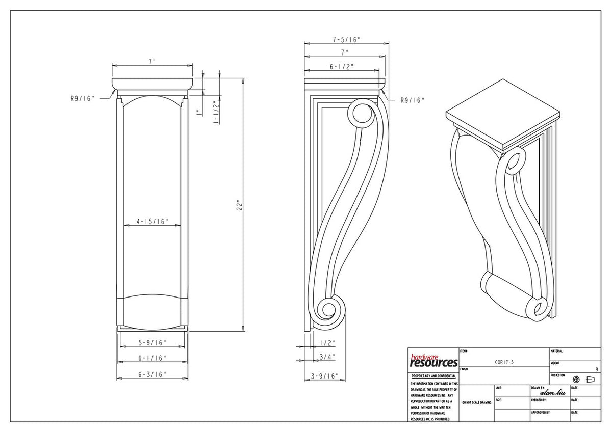 Specification Drawing