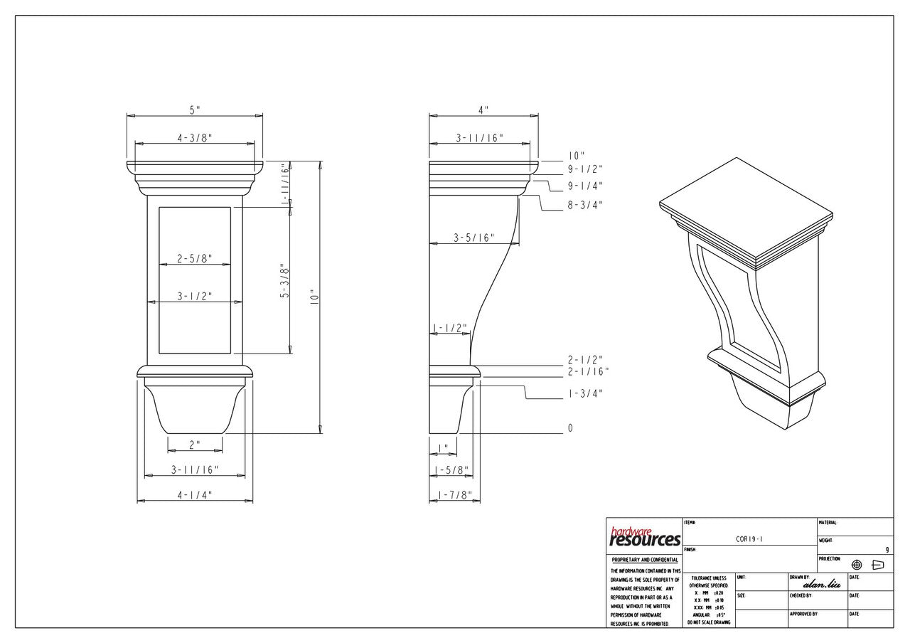 Specification Drawing