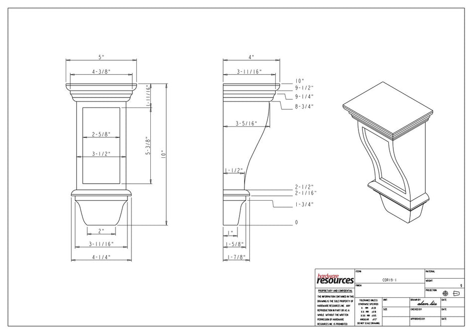 Specification Drawing