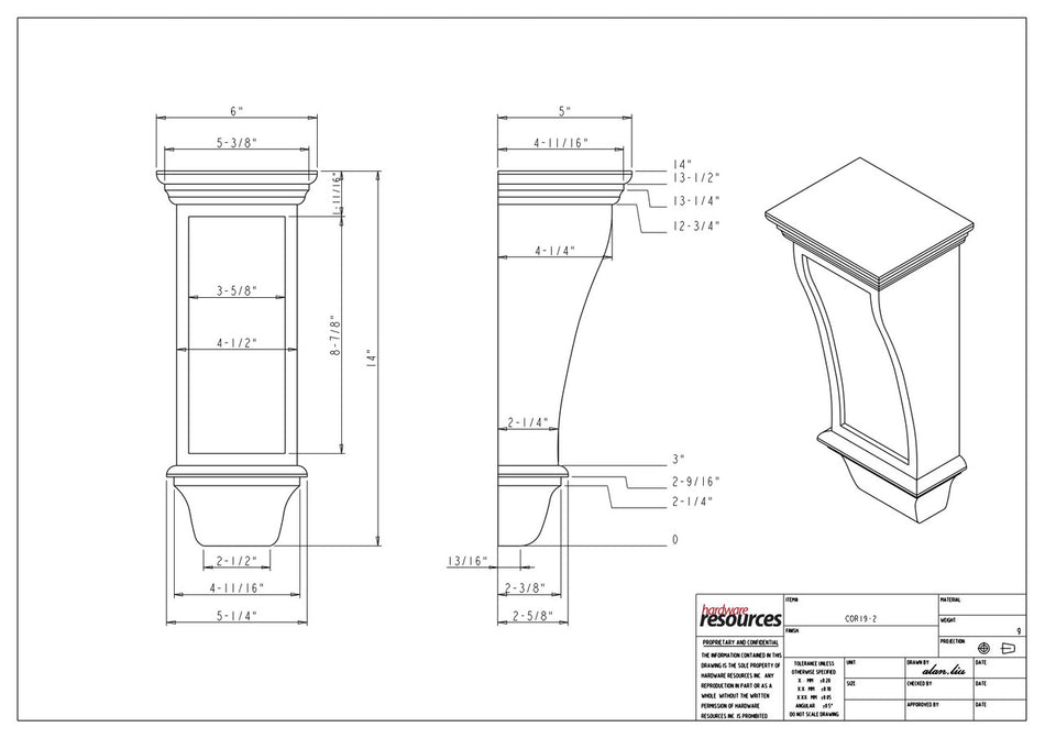 Specification Drawing