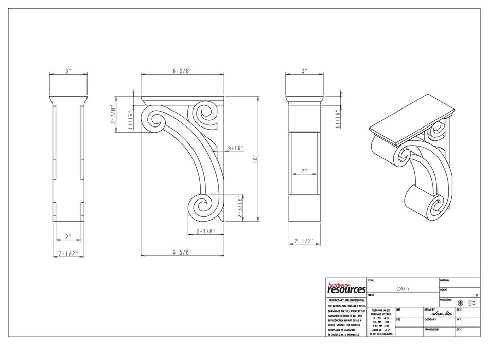 Specification Drawing