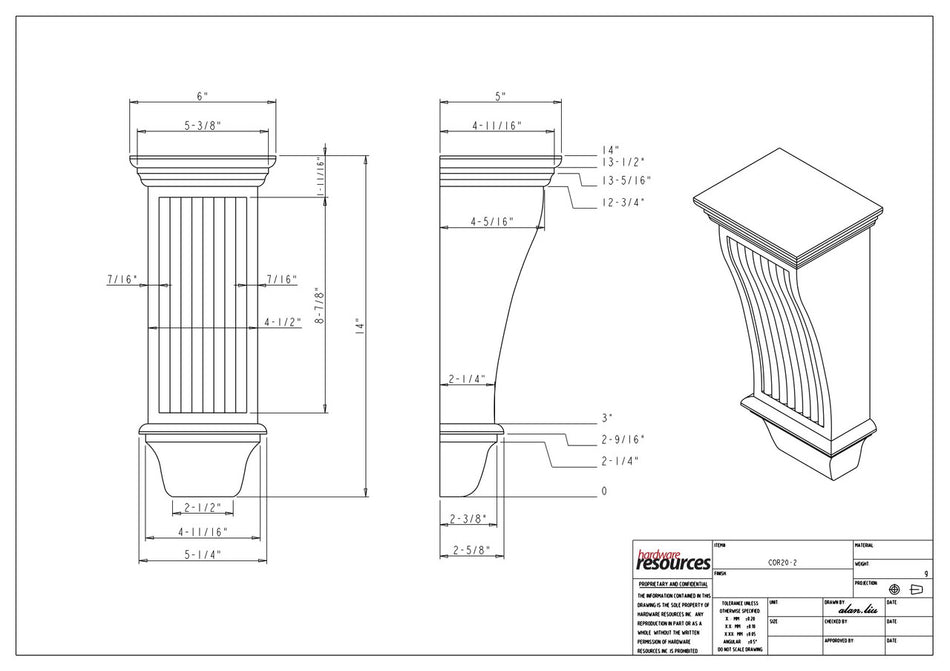 Specification Drawing