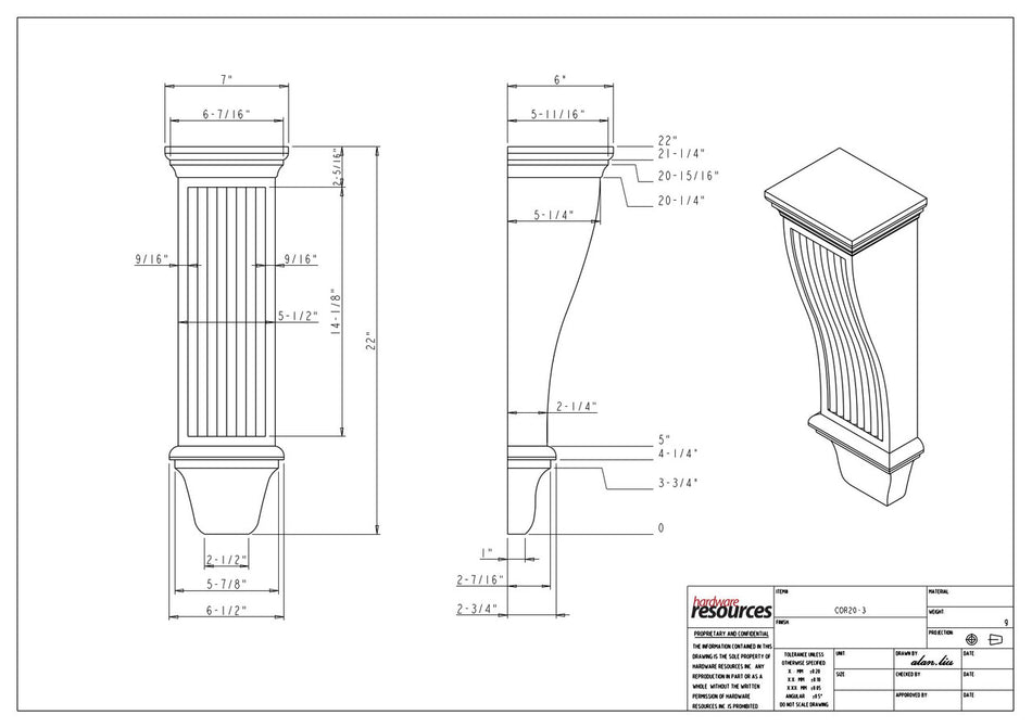 Specification Drawing