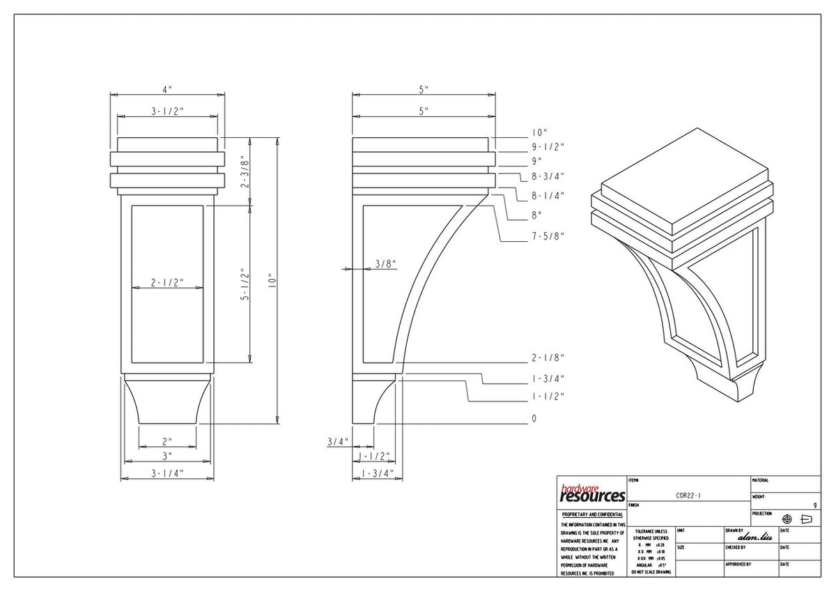 Specification Drawing