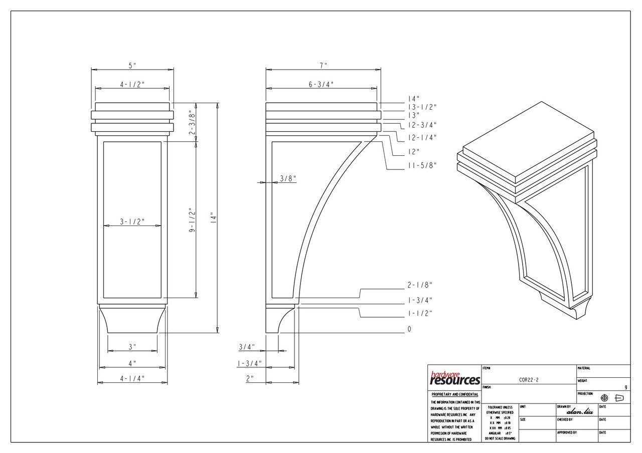 Specification Drawing