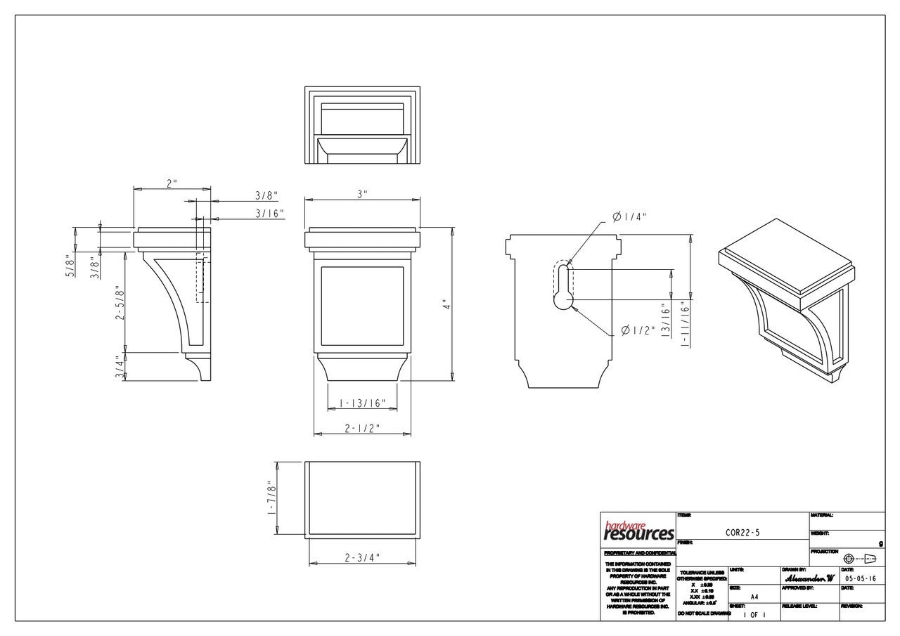 Specification Drawing