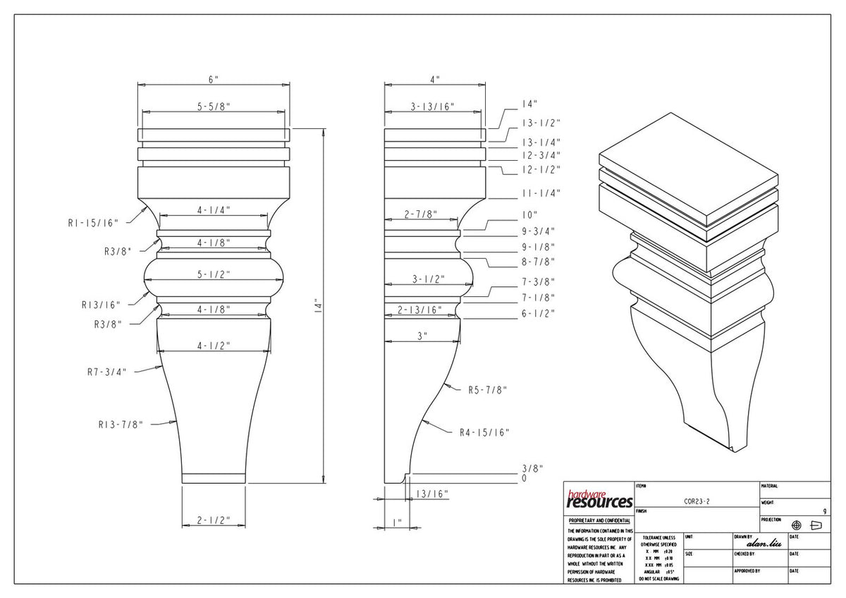Specification Drawing