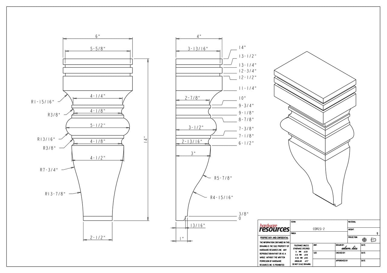 Specification Drawing