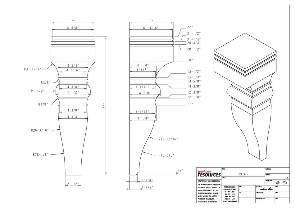 Specification Drawing