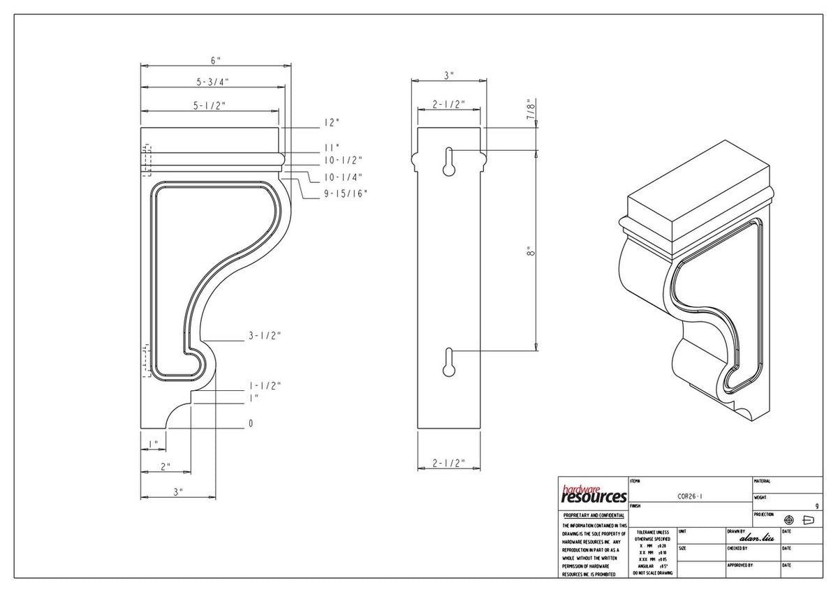 Specification Drawing