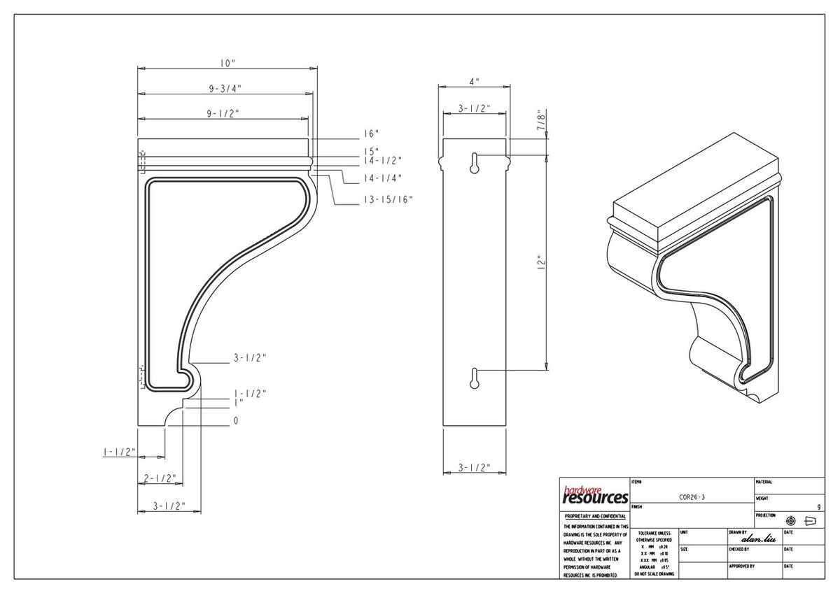 Specification Drawing