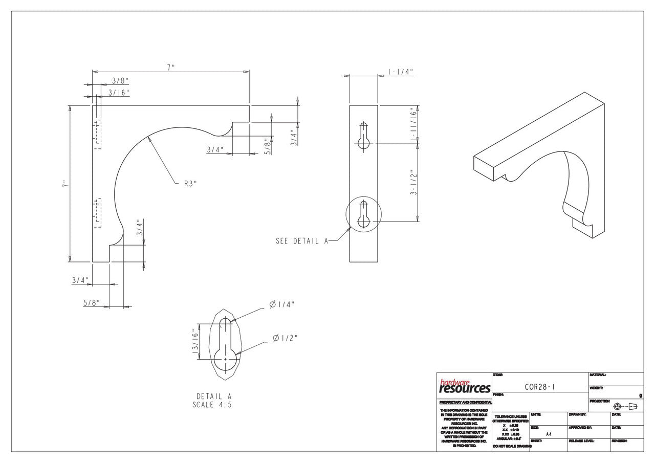 Specification Drawing