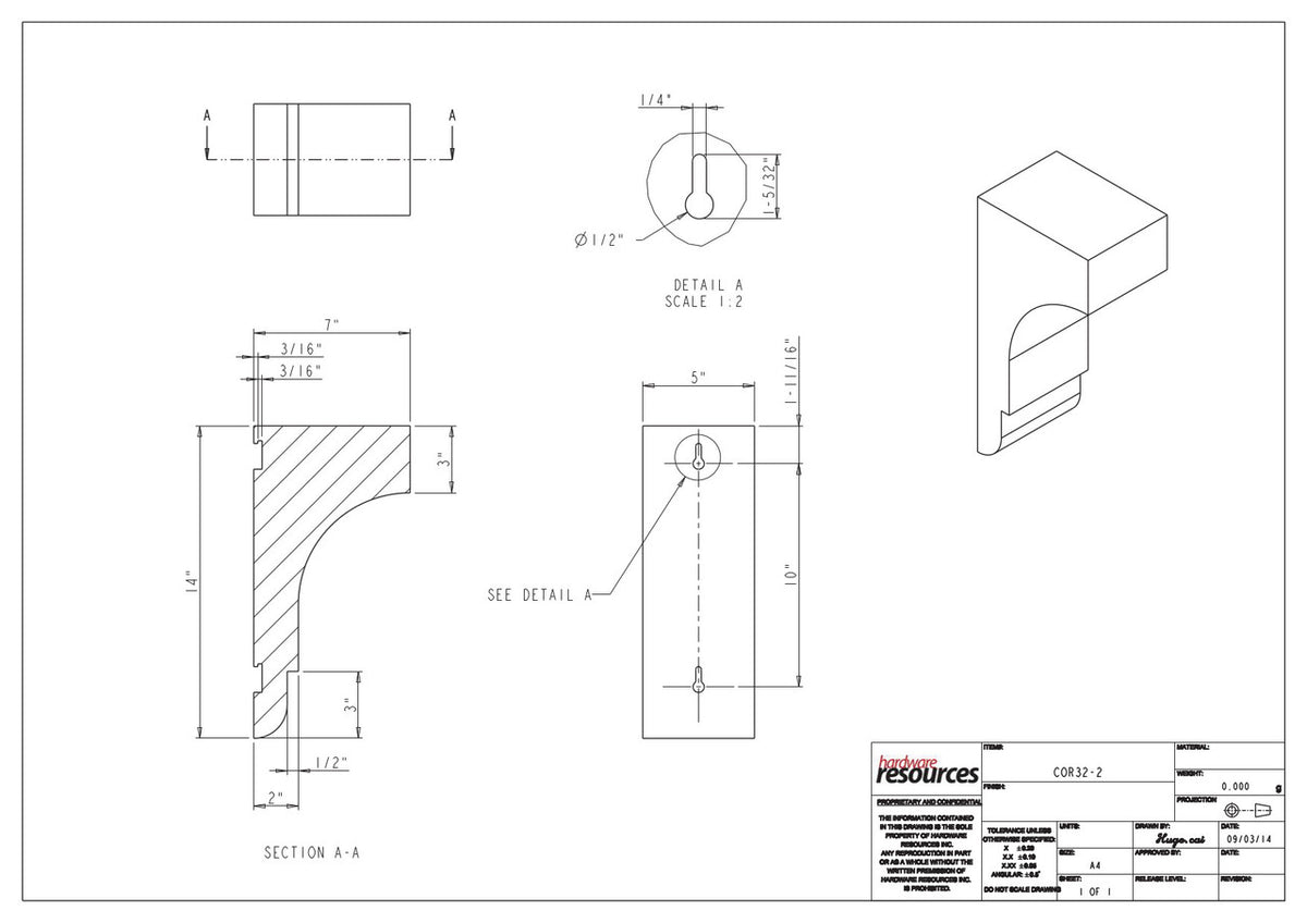 Specification Drawing