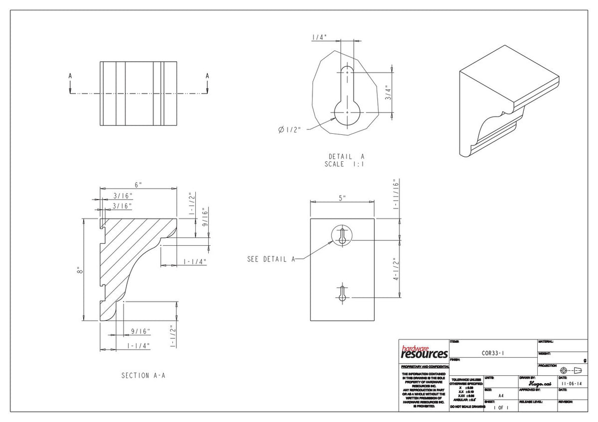 Specification Drawing