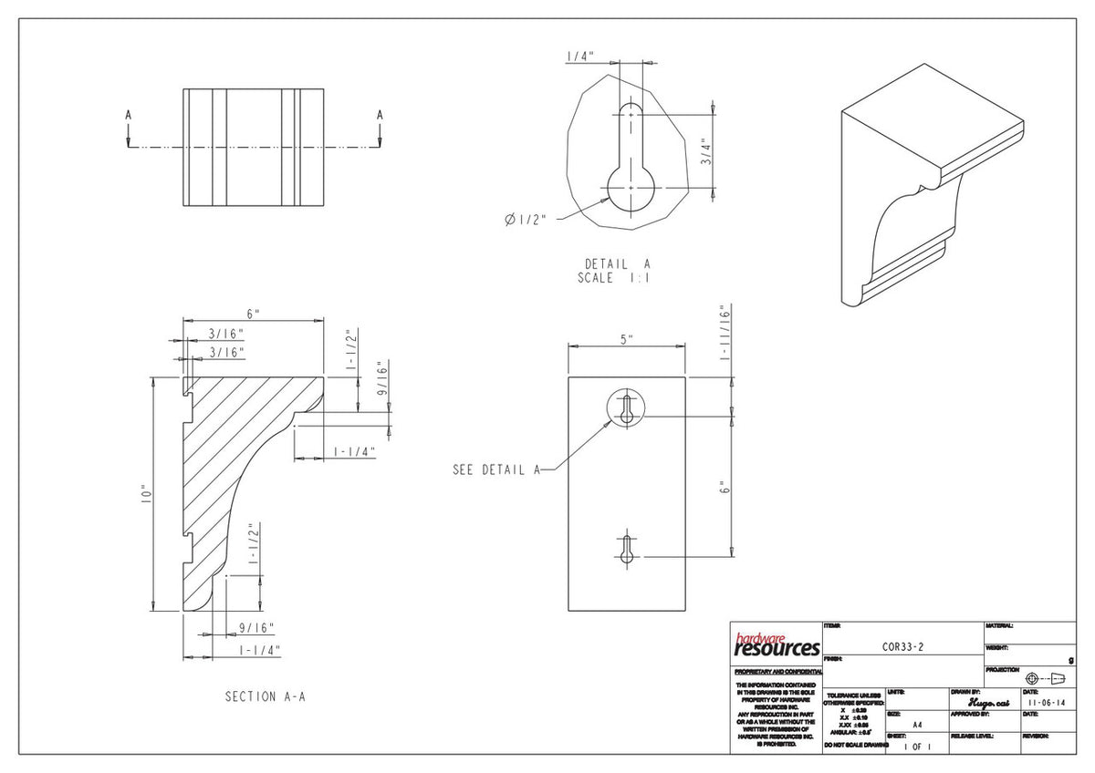 Specification Drawing