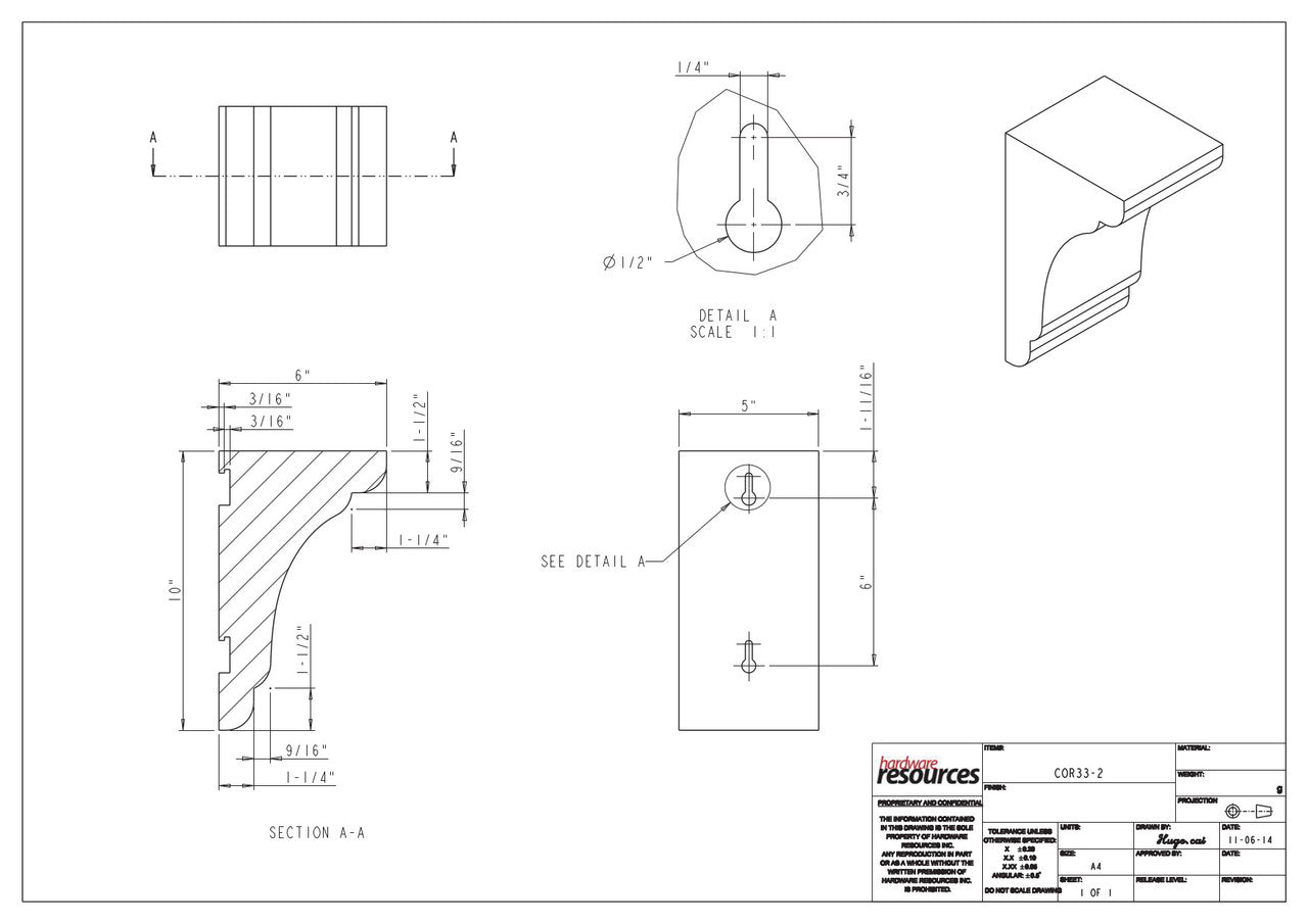Specification Drawing