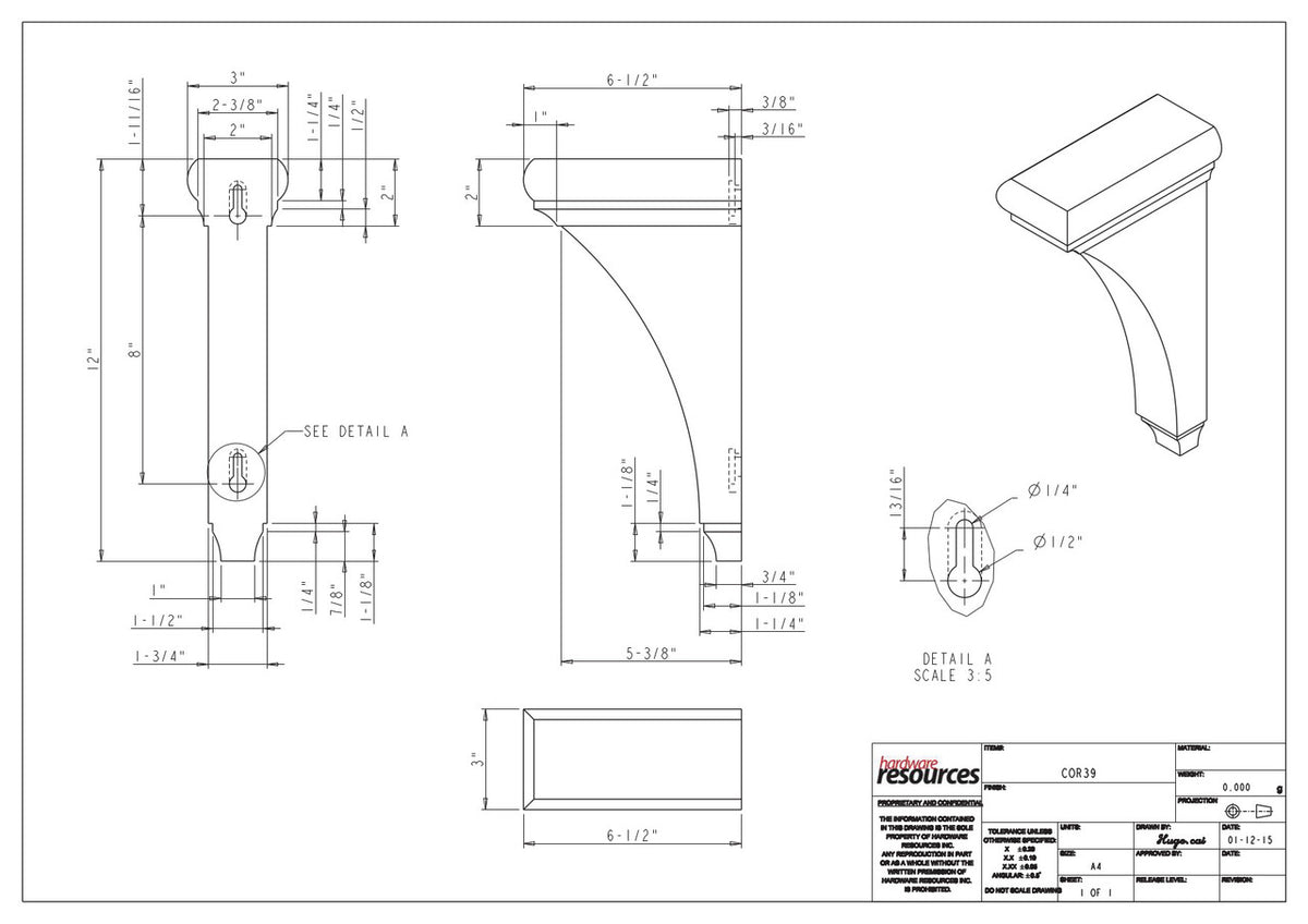 Specification Drawing