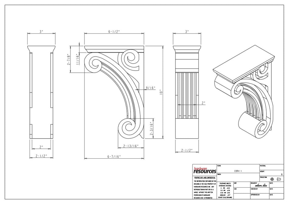 Specification Drawing