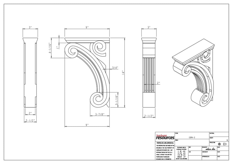 Specification Drawing