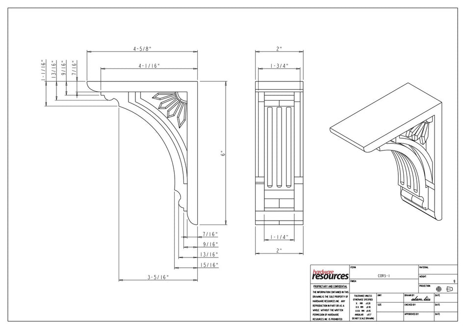 Specification Drawing