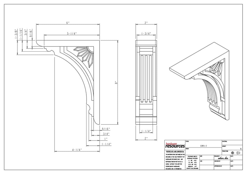 Specification Drawing