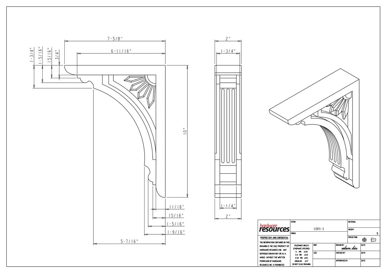 Specification Drawing