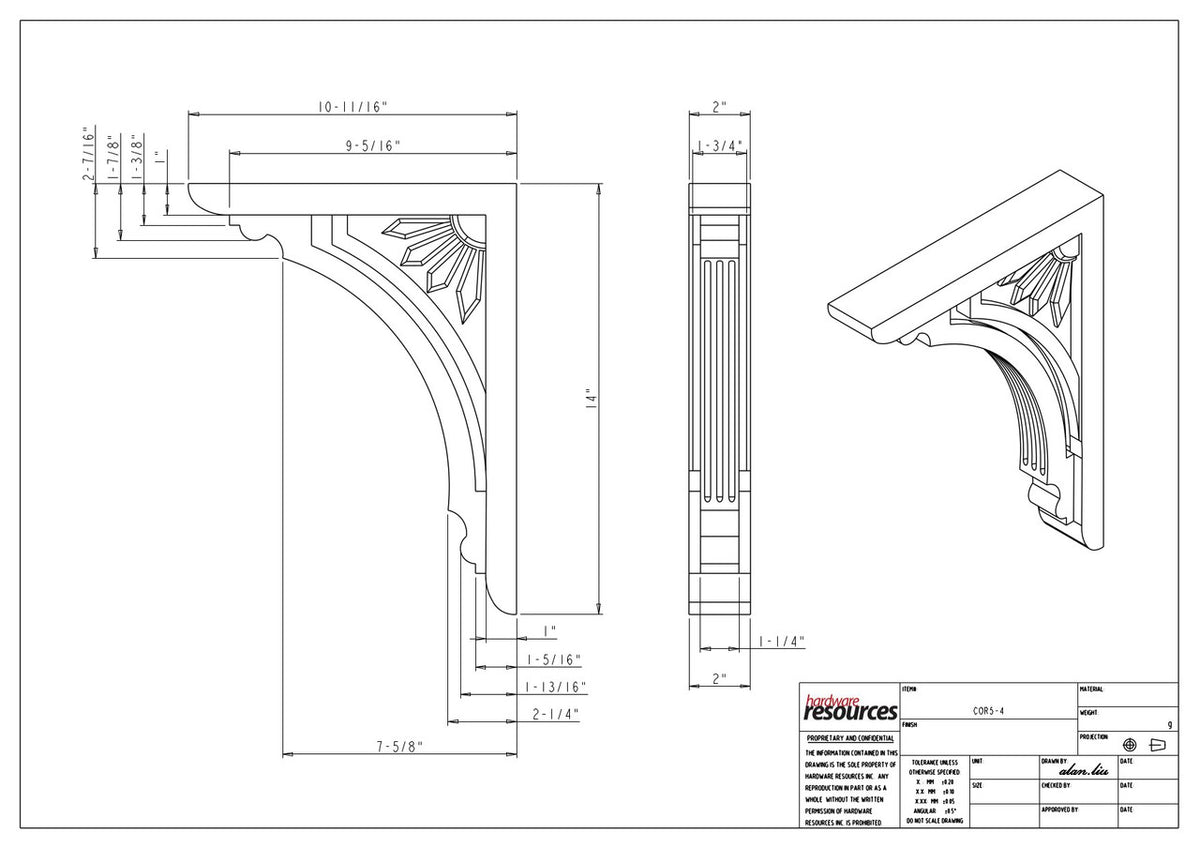 Specification Drawing