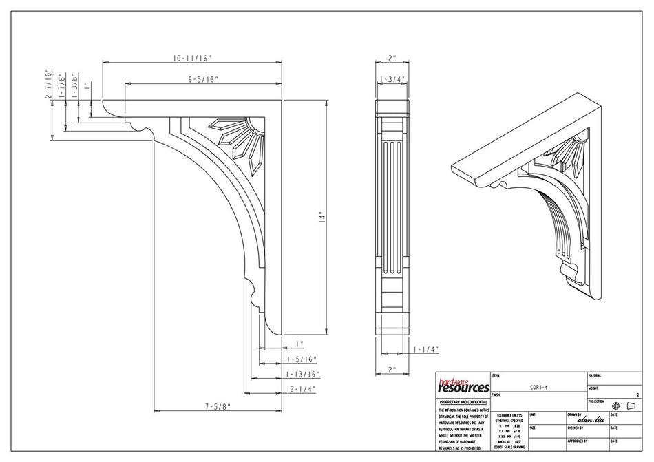 Specification Drawing