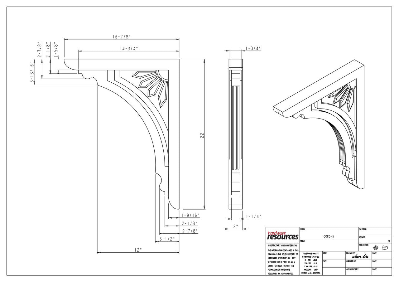 Specification Drawing