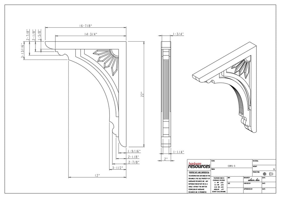 Specification Drawing