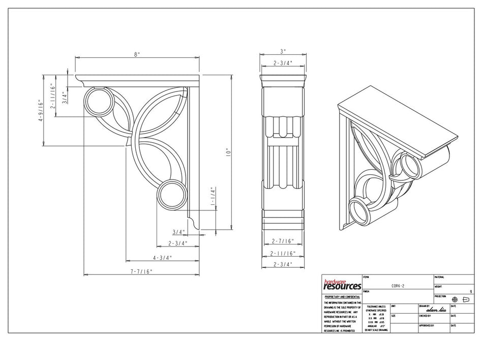 Specification Drawing