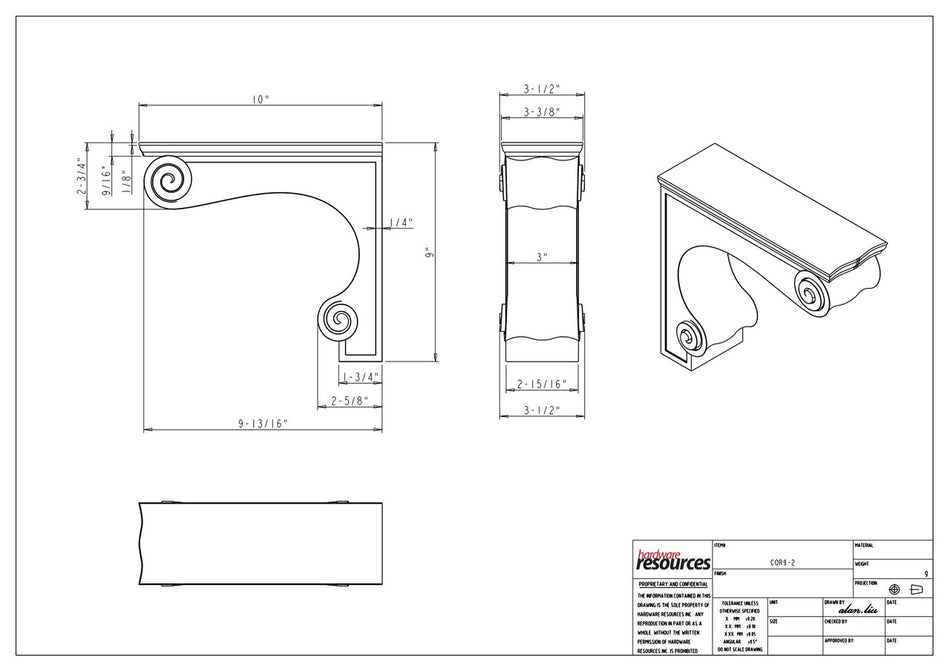Specification Drawing