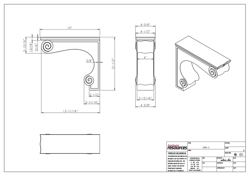 Specification Drawing