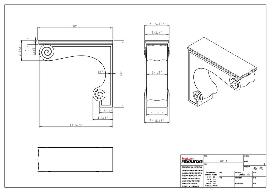 Specification Drawing