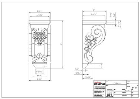 Specification Drawing