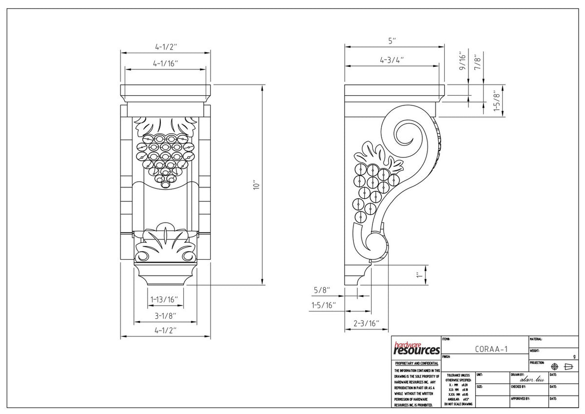 Specification Drawing