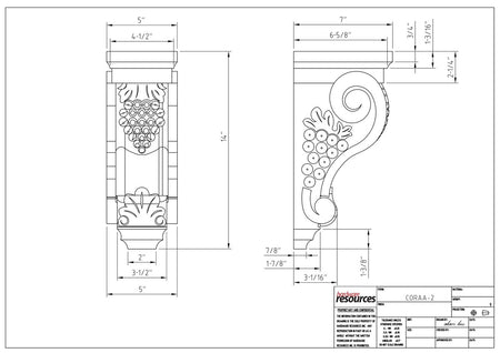 Specification Drawing