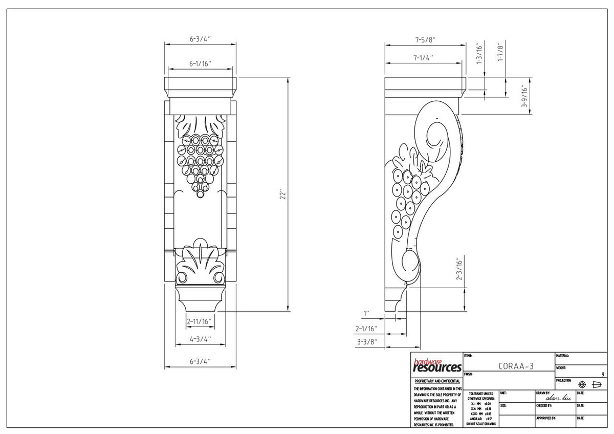 Specification Drawing