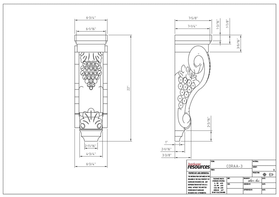 Specification Drawing