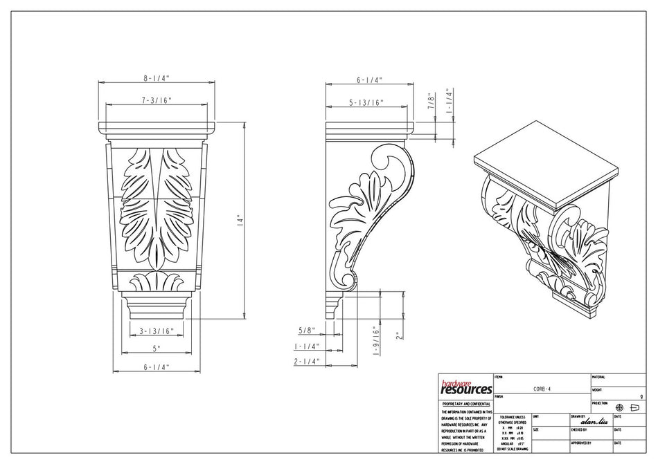 Specification Drawing