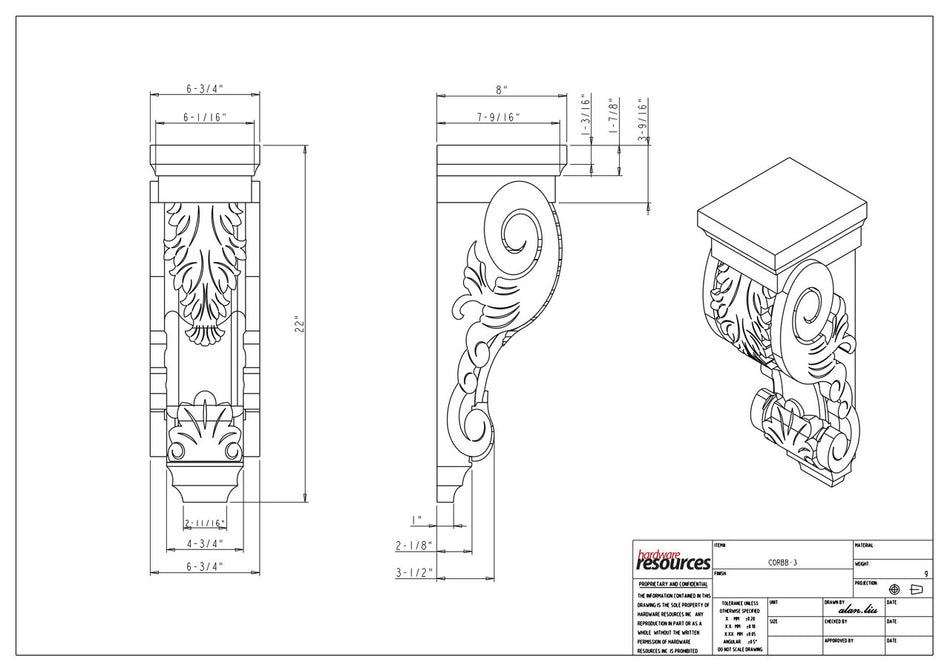 Specification Drawing