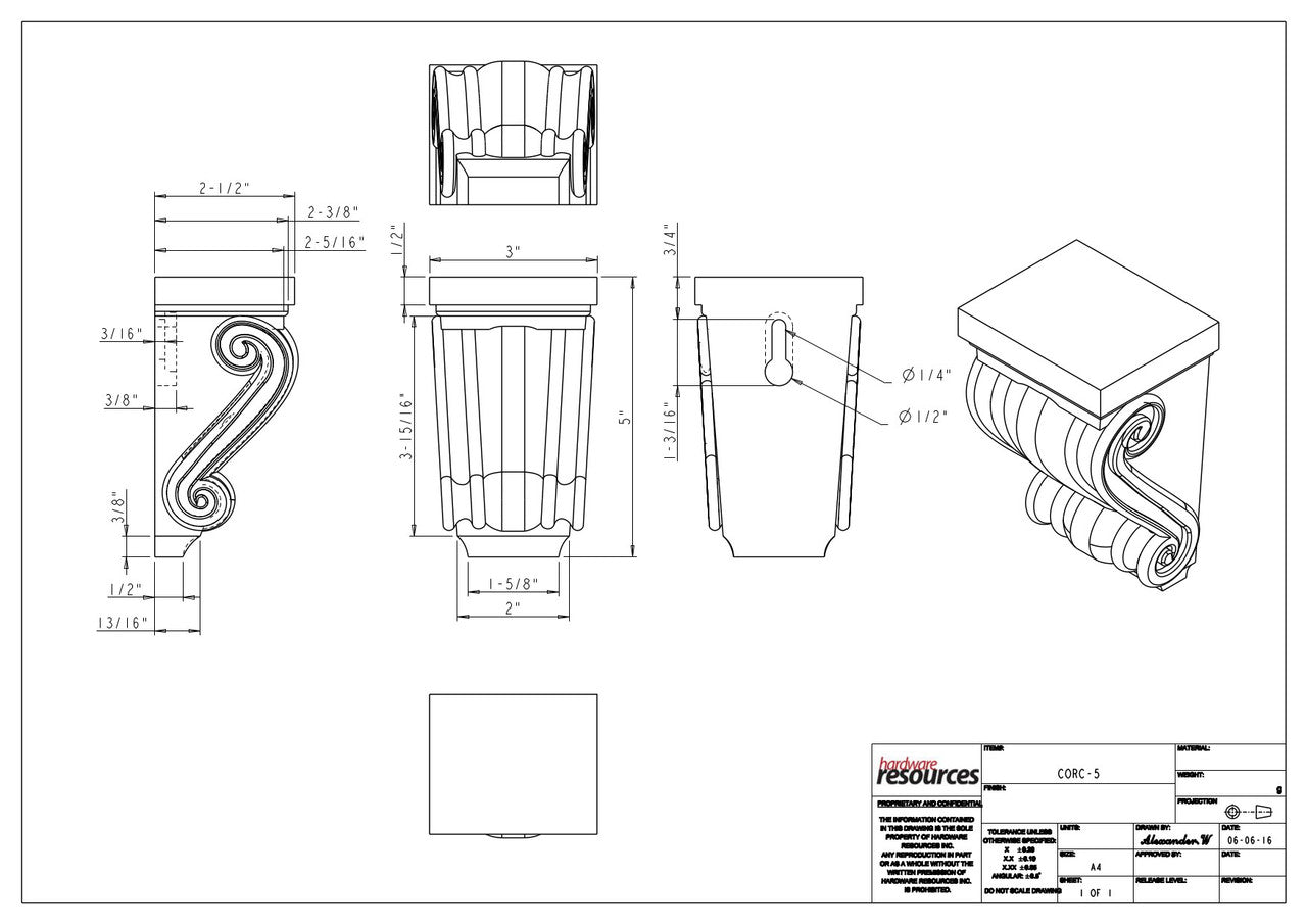 Specification Drawing