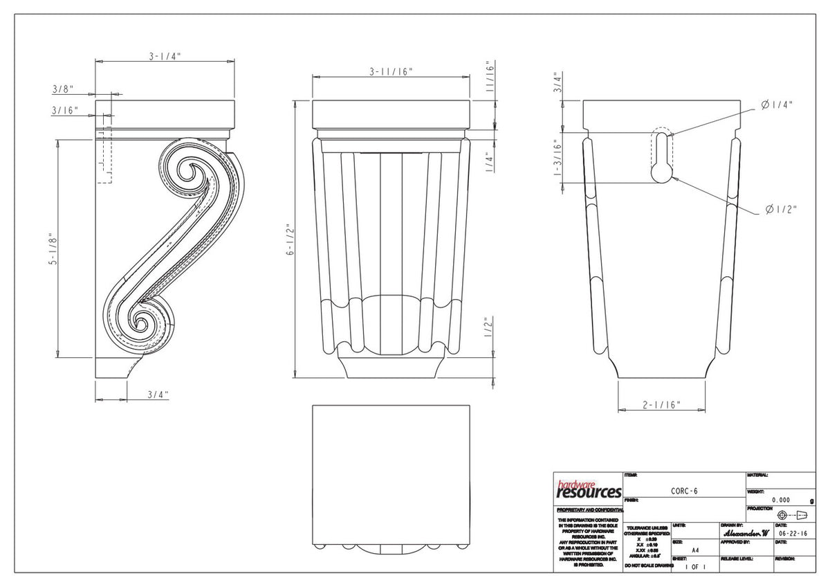 Specification Drawing