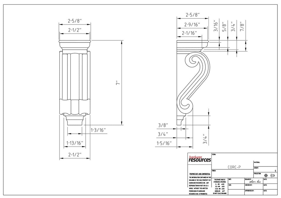 Specification Drawing