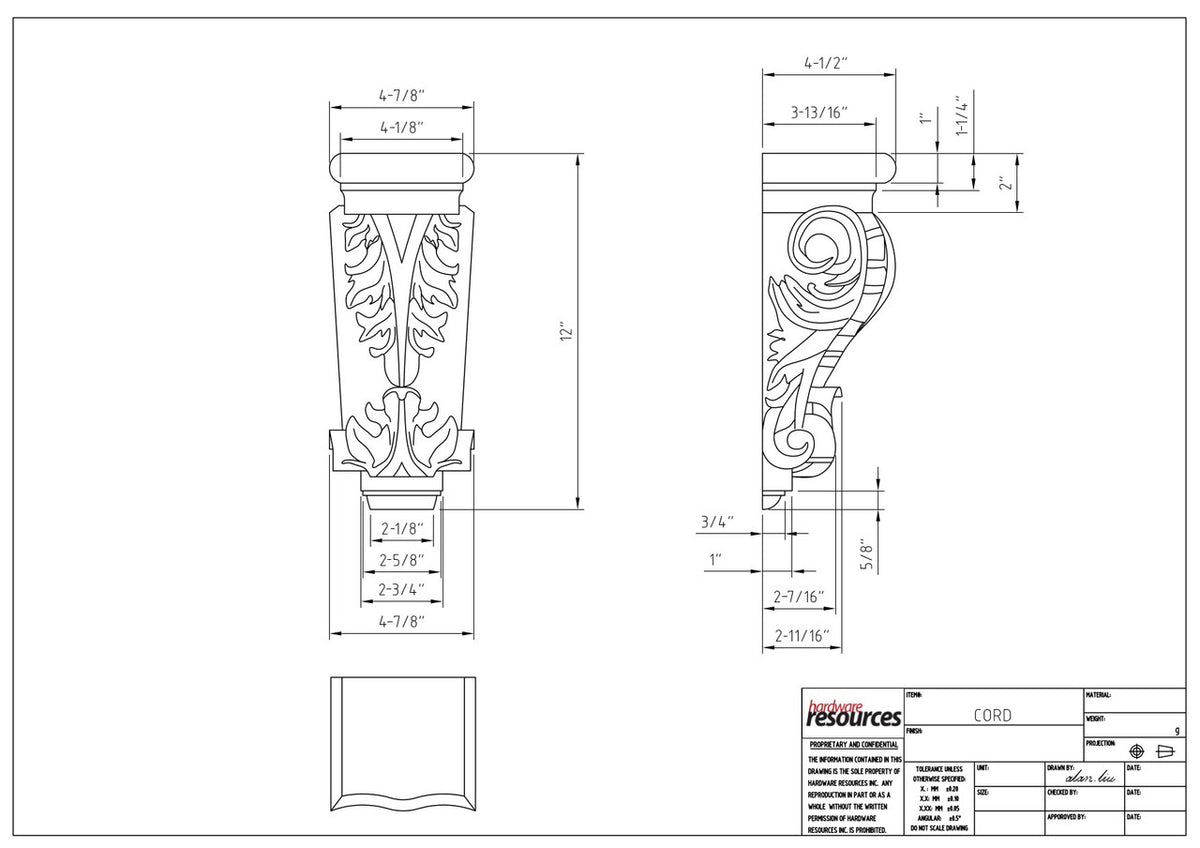 Specification Drawing