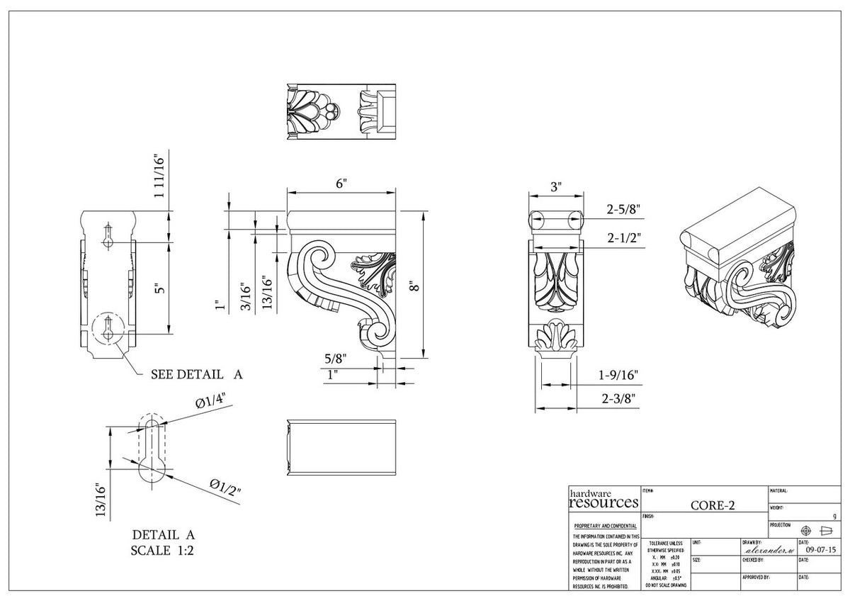 Specification Drawing