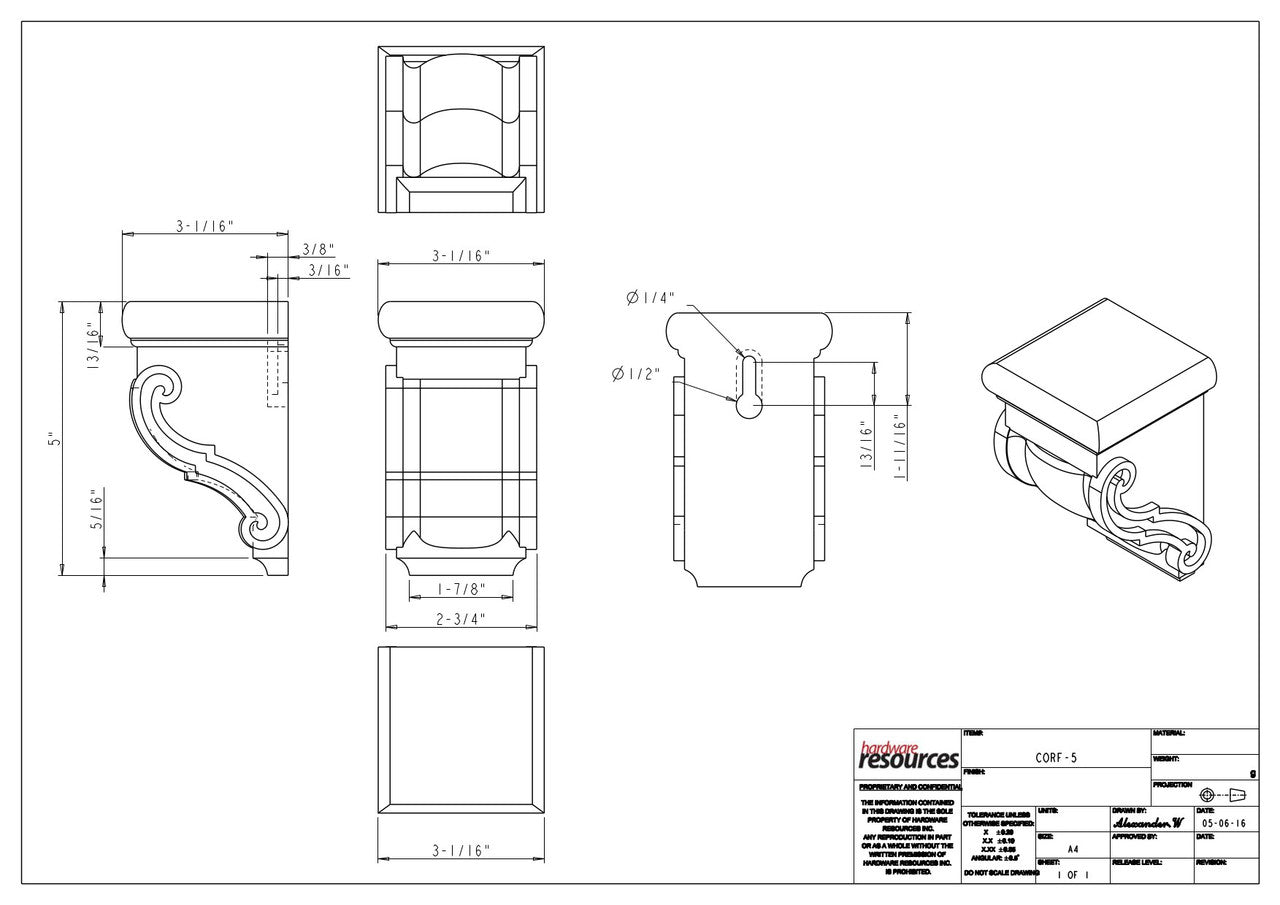 Specification Drawing