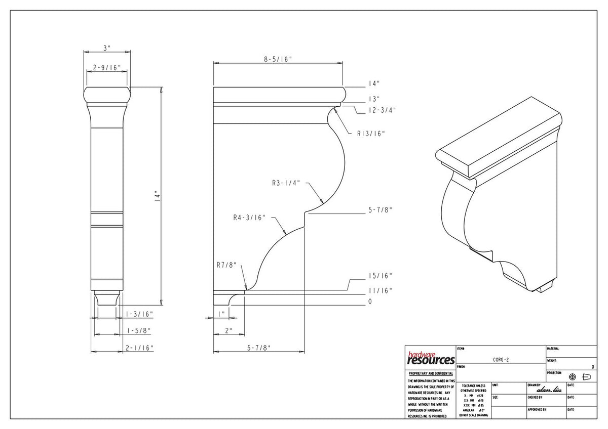 Specification Drawing