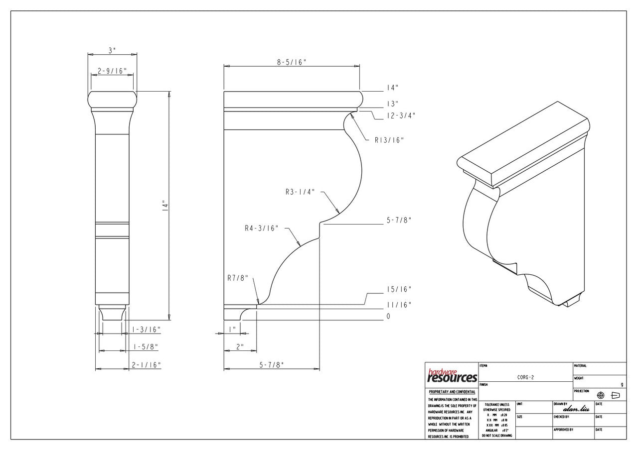 Specification Drawing
