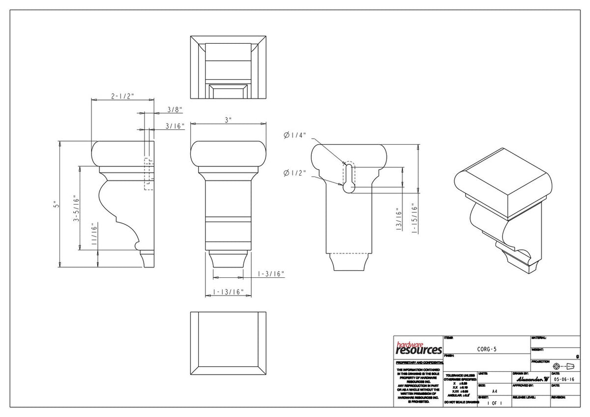 Specification Drawing